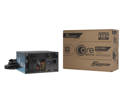 Zasilacz do komputera Seasonic Core GC 850W 80 Plus Gold ATX 3.1